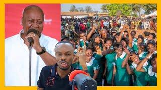 Mahama to Ghanaian student nurses - Very emotional - You were warned - Freemind Reacts!