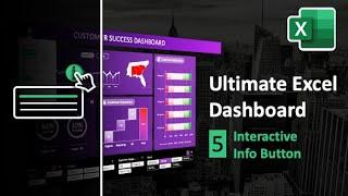 How to Create an Interactive Info Button | Ultimate Excel Dashboard Ep. 5