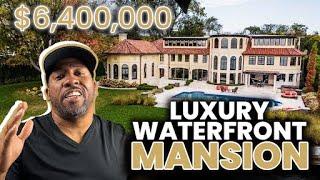 Michigan Property Tour 2023 | Luxury Waterfront Mansion For Sale