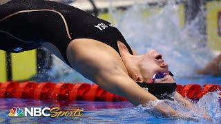 AMERICAN RECORD sends Regan Smith to 50m backstroke final at Worlds | NBC Sports