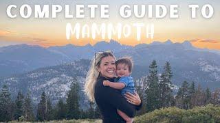 Weekend in Mammoth Lakes | What to do see and eat at Mammoth Mountain