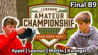 Lebanon Amateur Championship | Final Back 9 | Appel, Leaman, Martin, Kuniegel