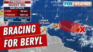 Bracing For Tropical Storm Beryl: Invest 95L Expected To Develop At Any Moment