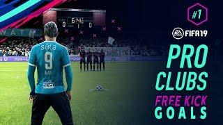 FIFA 19 PRO CLUBS | Free Kick Goals #1