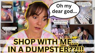 The Wild World Of Dumpster Diving Tik Tokers *the new way to shop?*