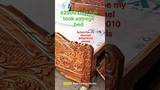 low cost teak wood beds||teak beds||sotrege cots||simple beds