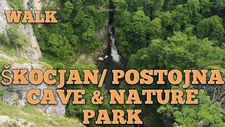 Nature walking near Škocjan and Postojna Cave Park in Slovenia