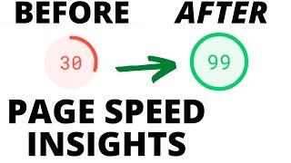 Improve Google Page Speed Insight Score to the 90s - Improve Site Load Time - Site Speed Accelerator