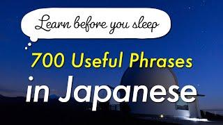 Learn 700 Useful Sentences in Japanese before You Sleep