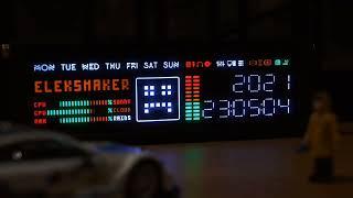 EleksMaker WFD Fluorescent Analogue Digital Clock Coming!