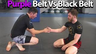 Technical Canadian Purple Belt Tries To Beat My Guillotine