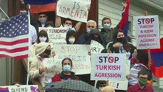 Rally against Armenia-Azerbaijan war