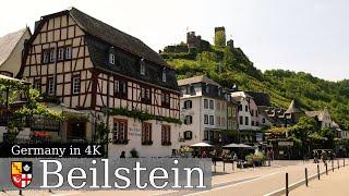 【4K】 Beilstein | Video Walk durch das mittelalterliche Dorf unterhalb Burg Metternich an der Mosel