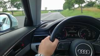 Audi A4 B9 (252KM)  vs Ford Mustang (300KM)