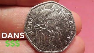 2017 BENJAMIN BUNNY 50p Coin VALUE + REVIEW