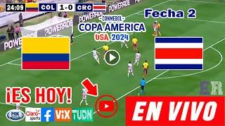 Colombia vs. Costa Rica en vivo, Donde Ver Partido Colombia vs. Costa Rica Copa América 2024 hoy