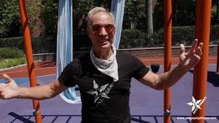 Stuytown adult fitness playground exercises with AntiGravity® Aerial Yoga | Christopher Harrison #10