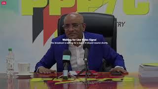 Press Conference by the General Secretary of the People Progressive Party  Dr. Bharrat Jagdeo