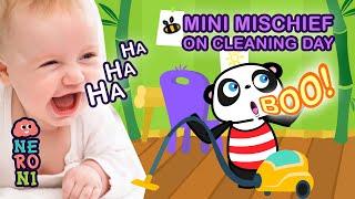 Goofy Panda Shenanigans To Make Your Baby Laugh and Happy! Home Cleaning Day 