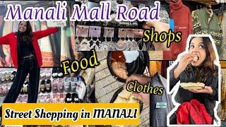 MANALI Mall Road Street Shopping ️ | Tour to Mall Road, Manali  | Stylingwithshivani #manali