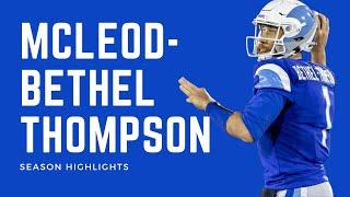 McLeod-Bethel Thompson || USFL Leading Passer || 2023 Season Highlights