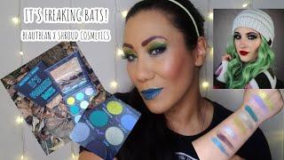 Its Freaking Bats!!!! Beautbean x Shroud Cosmetics // LIVE swatching, First Impressions, and Look