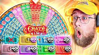 I USED THE BEST STRATEGY ON CRAZY TIME LIVE GAME SHOW! (PROFIT?!)