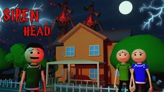 SIREN HEAD in Real Life || Animated Short Horror Film Hindi || mjh || Scary Toons