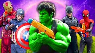 Avengers Nerf Battle! - Who Wins?