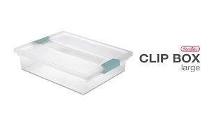 Sterilite Large Clip Box