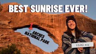 Arches National Park - BEST Sunrise in the USA? | USA Road Trip Ep. 9/10 | Vlog #24