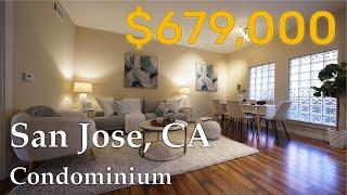 Tour a 2 Bed 2 Bath Condo in San Jose Gated Community | $679,000