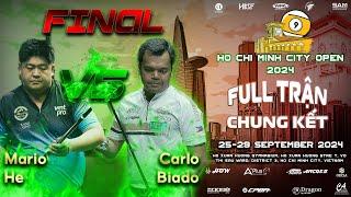 CARLO BIADO VS MARIO HE | LIVETREAM GIẢI HỒ CHÍ MINH CITY OPEN 2024 | CHUNG KẾT