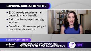 Federal unemployment benefits expire for 7.5 million people