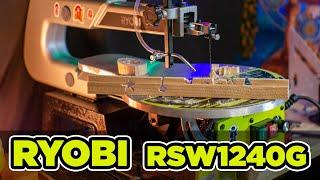 Распаковка и первое пиление Ryobi RSW1240G Unboxing and Scrollsawing for the First Time #ryobi