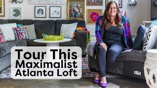 Tour This Maximalist Atlanta Loft Filled With Vintage Art & Decor | Handmade Home Tours