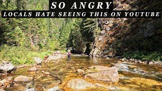 Locals are SO PROTECTIVE of this river & the BIG TROUT...they get ANGRY when they see it on Youtube!