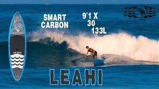 Stand Up Paddle Surf SUP board highlights: Blue Planet 9'1" x 30" x133L Leahi SMART Carbon