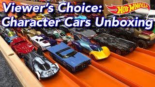 Unboxing and review of 32 Hot Wheels Character Cars picked by YOU!