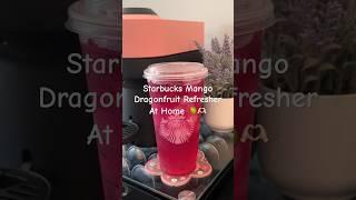 Starbucks Refreshers At Home: Mango DragonFruit