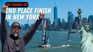 Second place finish in New York - The Transat CIC - Arrival