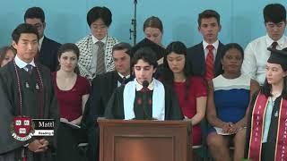 Assyrian Poem at the Harvard College Baccalaureate 2024