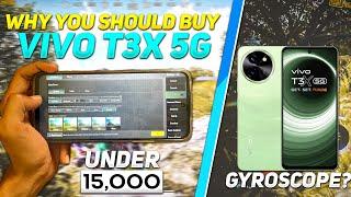 VIVO T3X 5G GAMING REVIEW  VIVO T3X 5G PUBG BGMI TEST | BEST GAMING PHONE UNDER 15000