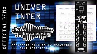 Univer Inter chainable 8-output MIDI-to-CV Converter and USB Midi Interface from Noise Engineering