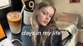 vlog | midterms, 15 hour library day, writing essays, cafe study