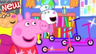 Peppa Pig Tales  Peppa And Friends Ride Their Scooters  Peppa Pig Episodes