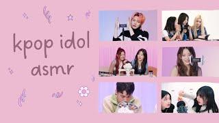 1 hour of kpop idol asmr  (txt, aespa, le sserafim, enhypen, ive, ...) no talking