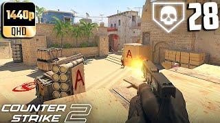 CS2- 28 Kills On Mirage Competitive Full Gameplay #24! (No Commentary)