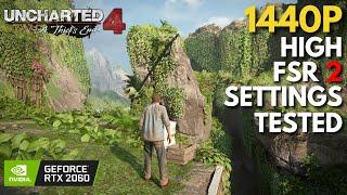 Uncharted 4: A Thief's End - RTX 2060 + i7 4770 | 1440p - High Settings Tested