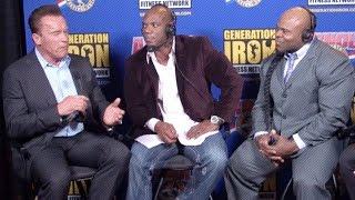 Flex Wheeler & Kai Greene Interview Arnold Schwarzenegger |  Arnold Classic 2017